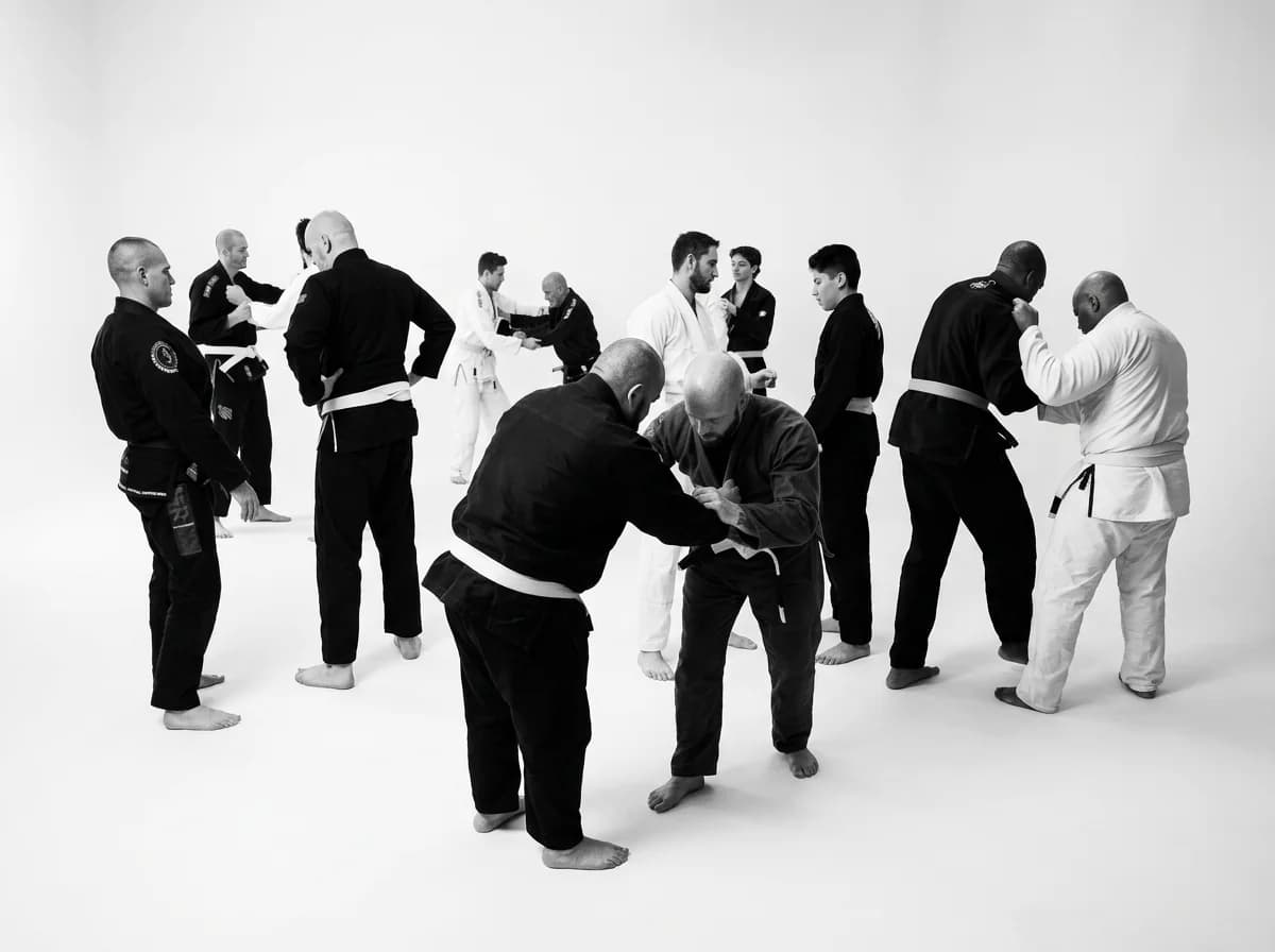 Grappling in the dojo